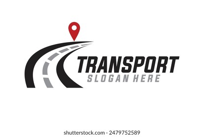 Logo-Design-Illustration der Transport-Vektorgrafik