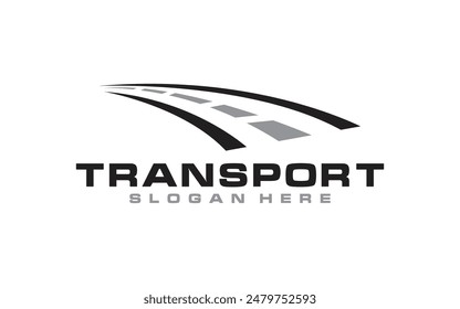 Transport vector symbol logo design illustration