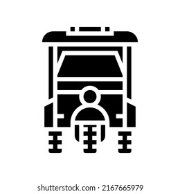 Transport  vehicle icon isolated on white background