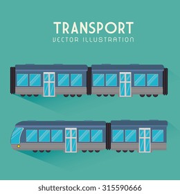 Transport and vehicles graphic design, vector illustration