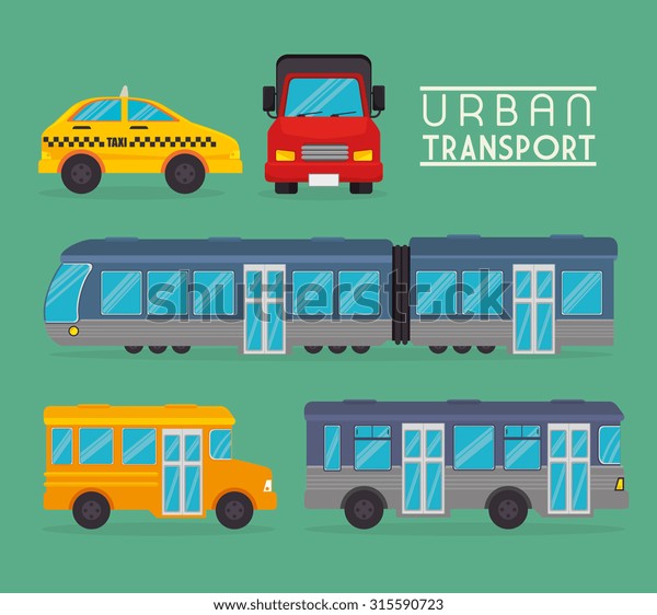 Transport and vehicles graphic design,\
vector illustration