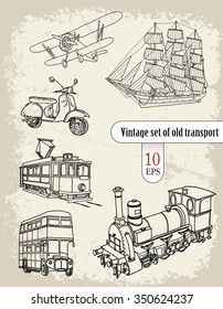 transport. vintage set
