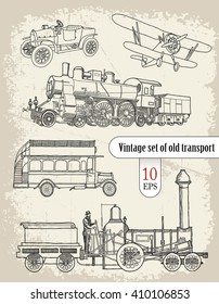 transport. vintage set
