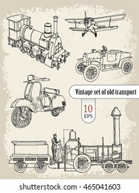 transport. vintage set