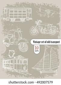 transport. vintage set