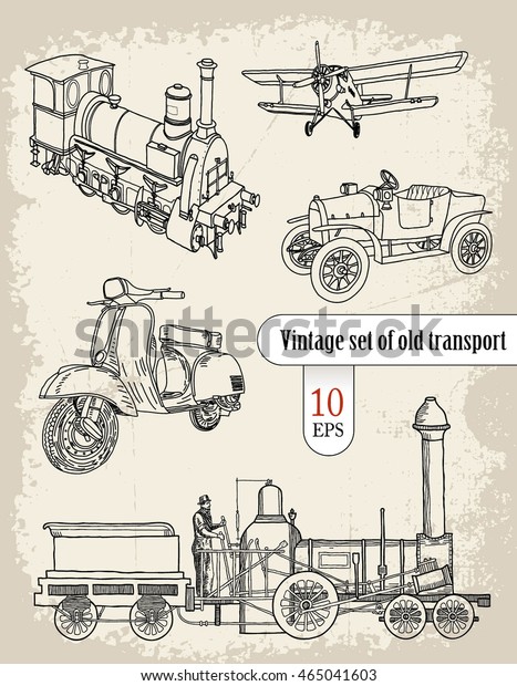 transport. vintage\
set