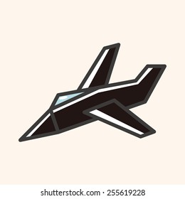 transportation airplane theme elements