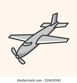 transportation airplane theme elements