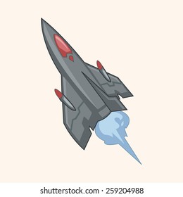 transportation airplane theme elements