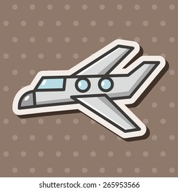 transportation airplane theme elements