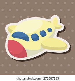 transportation airplane theme elements