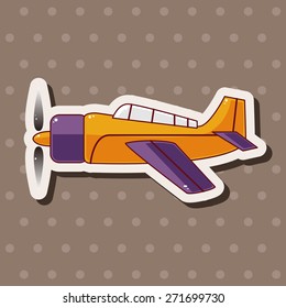 transportation airplane theme elements