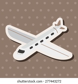 transportation airplane theme elements
