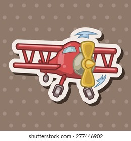 transportation airplane theme elements