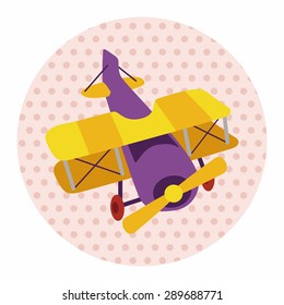 transportation airplane theme elements