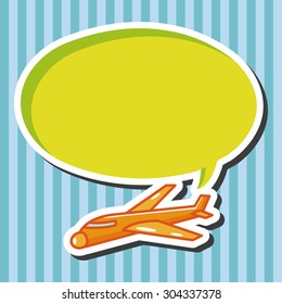 transportation airplane theme elements
