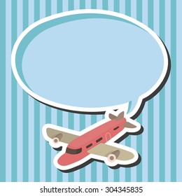 transportation airplane theme elements