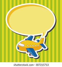 transportation airplane theme elements