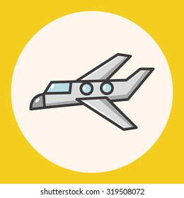 transportation airplane theme elements