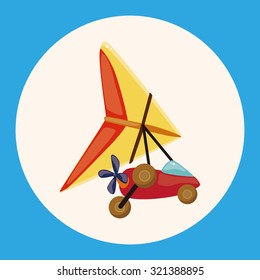 transportation airplane theme elements