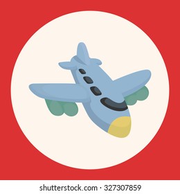 transportation airplane theme elements