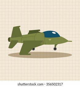 transportation airplane theme elements