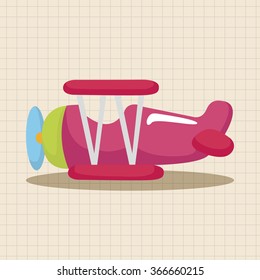 transportation airplane theme elements