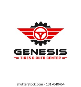 transportation automotive emblem logo design