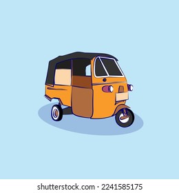 Transport der Bajaj-Vektorgrafik