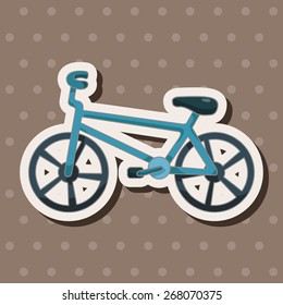 transportation bike theme elements