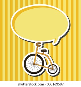 transportation bike theme elements