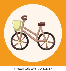 transportation bike theme elements