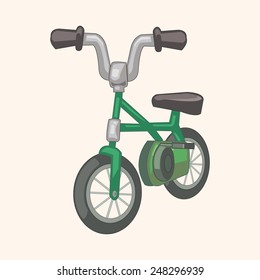 transportation bike theme elements vector,eps