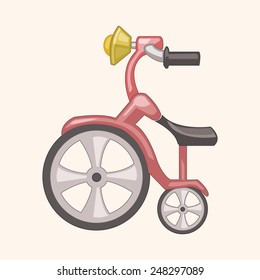transportation bike theme elements vector,eps