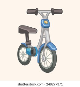 transportation bike theme elements vector,eps