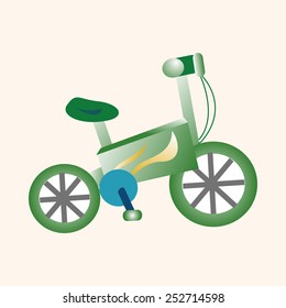 transportation bike theme elements vector,eps