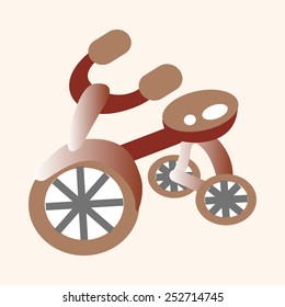 transportation bike theme elements vector,eps