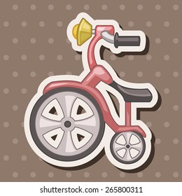 transportation bike theme elements vector,eps
