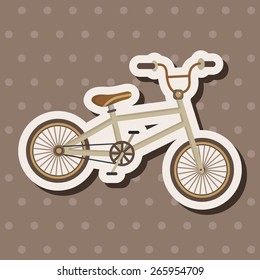 transportation bike theme elements vector,eps