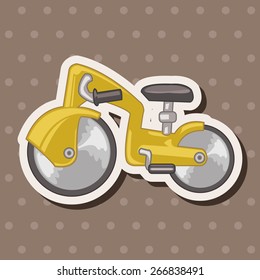 transportation bike theme elements vector,eps