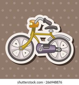 transportation bike theme elements vector,eps