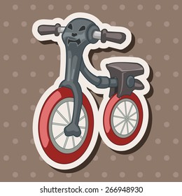 transportation bike theme elements vector,eps