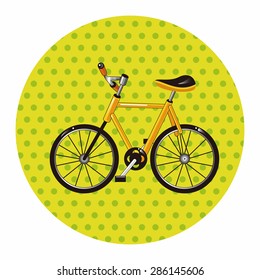 transportation bike theme elements vector,eps