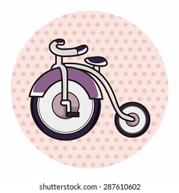 transportation bike theme elements vector,eps