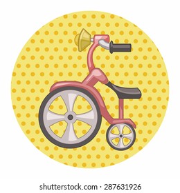 transportation bike theme elements vector,eps