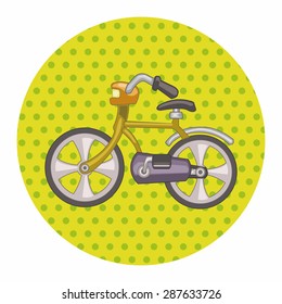 transportation bike theme elements vector,eps