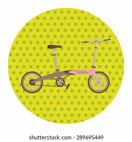 transportation bike theme elements vector,eps