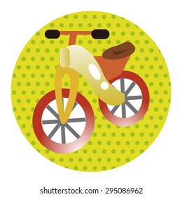 transportation bike theme elements vector,eps
