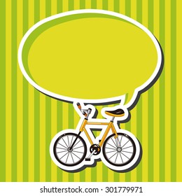transportation bike theme elements vector,eps