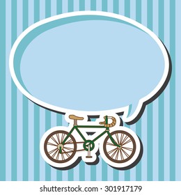 transportation bike theme elements vector,eps